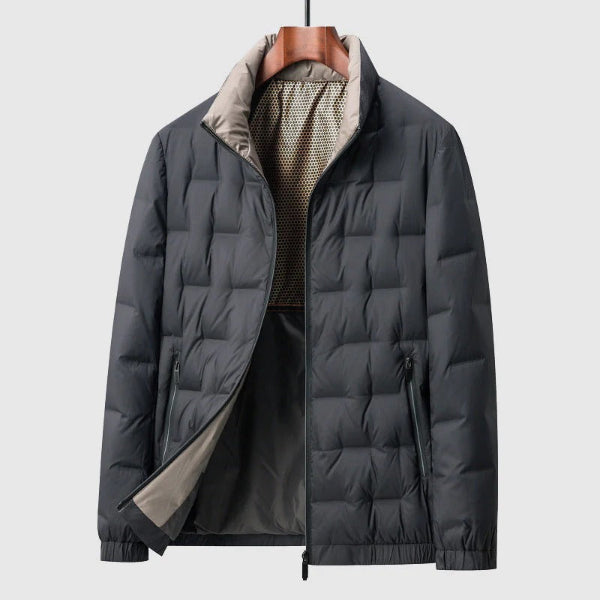 Men's Padded Zip Jacket Regular Fit Lightweight - Nocini