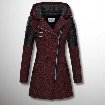 Ladies Tailored Hooded Winter Coat