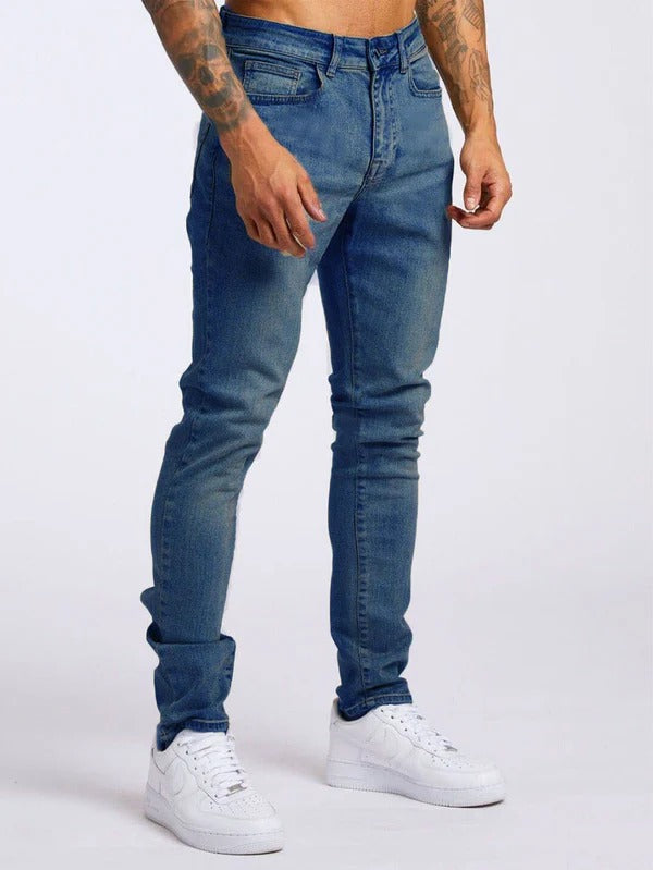 Slim Fit Stretch Jeans for Men Casual Wear