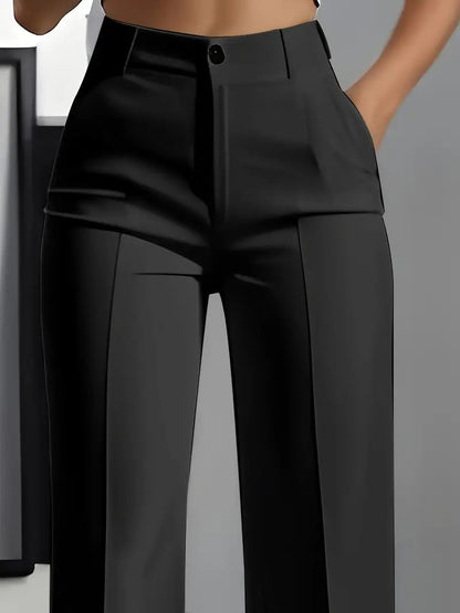 Women's Dark Slim Fit Trousers
