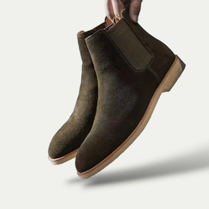 Luxury Suede Chelsea Ankle Boots for Men