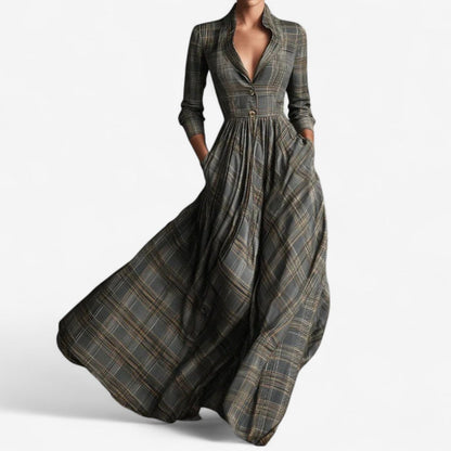Stylish Plaid Women's Dress - Olytrend