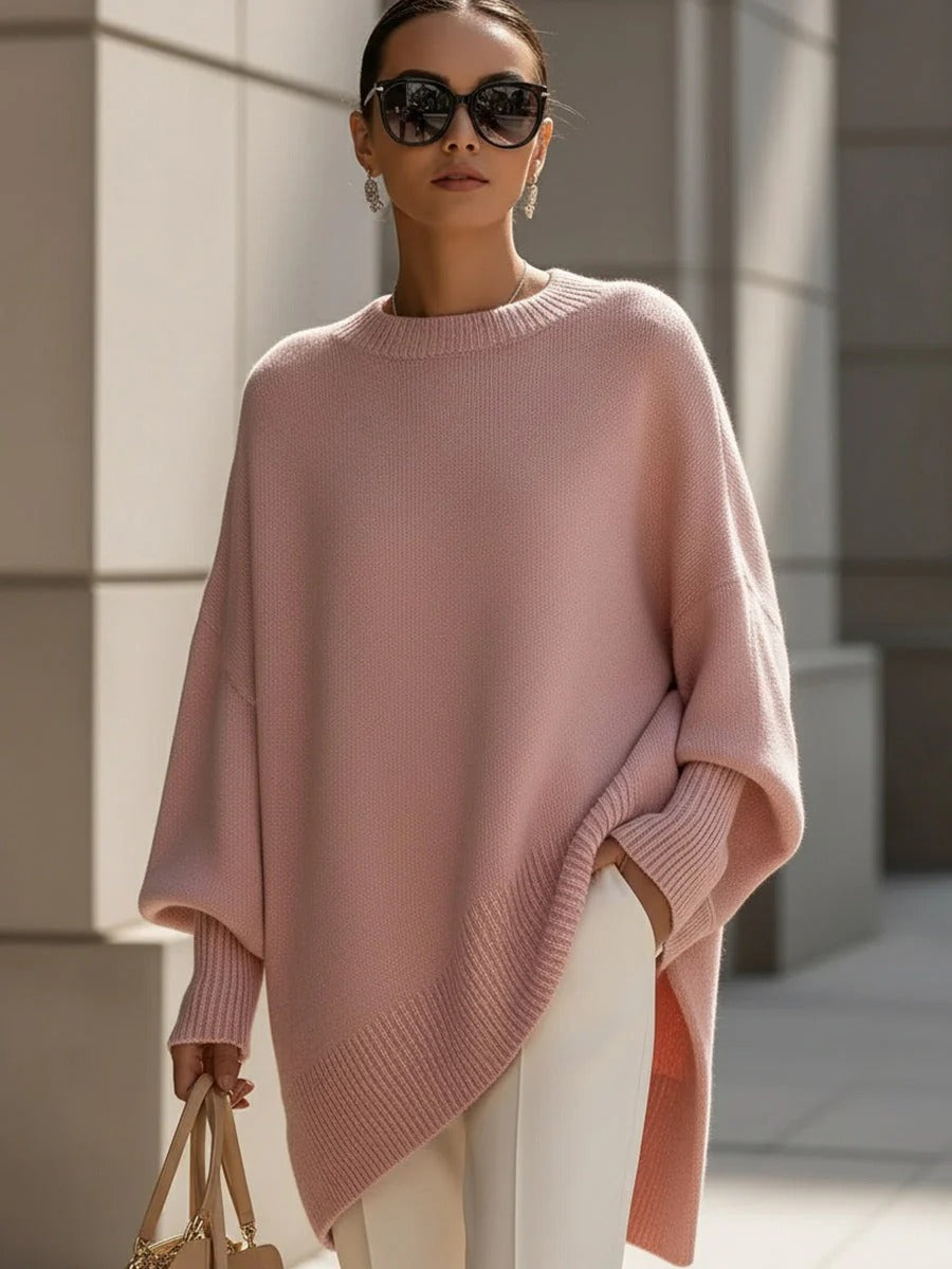 Cozy Large Knit Wrap Poncho