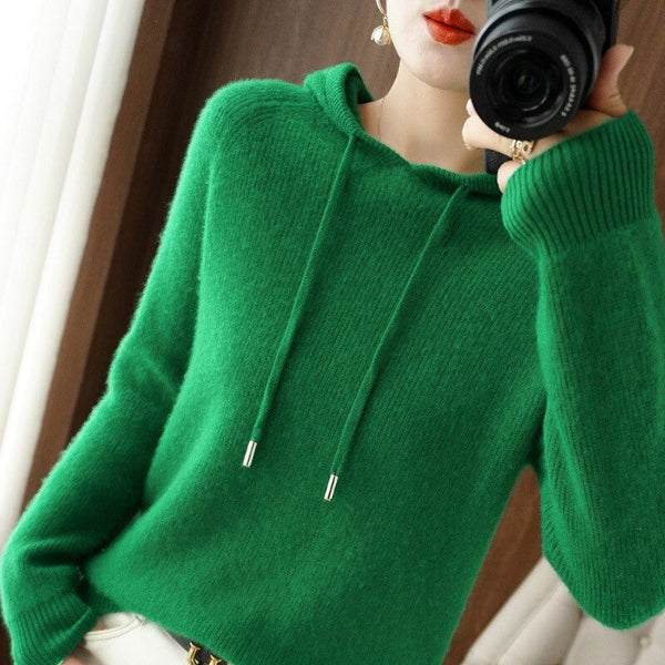 Cozy Women's Hoodie Sweater Soft Long Sleeve