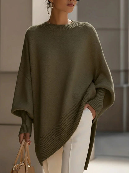 Cozy Large Knit Wrap Poncho