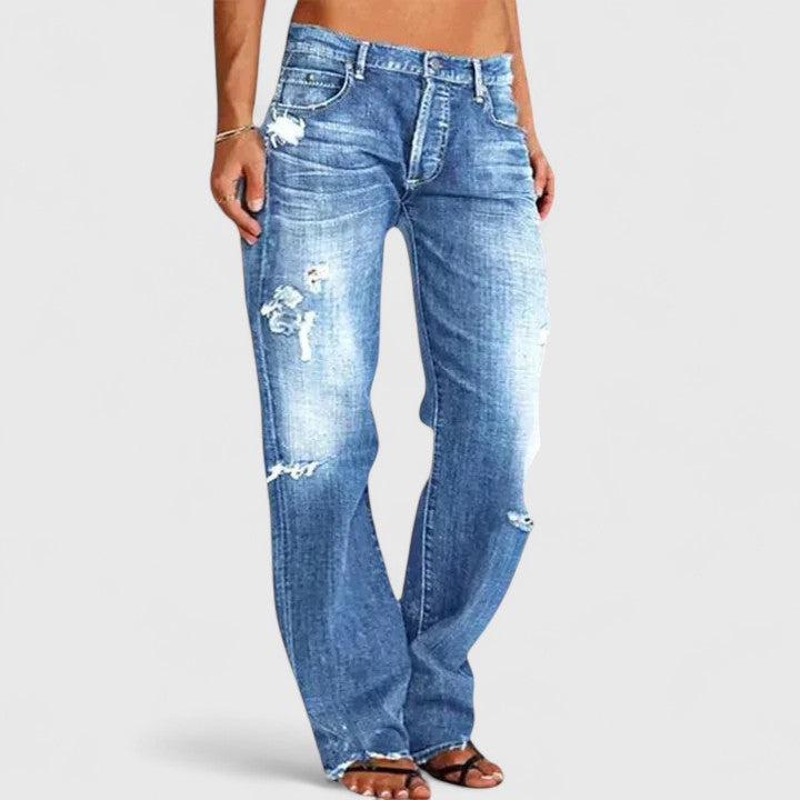 Classic Straight Leg Jeans - Olytrend