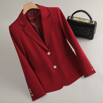 Classic Fit Red Blazer