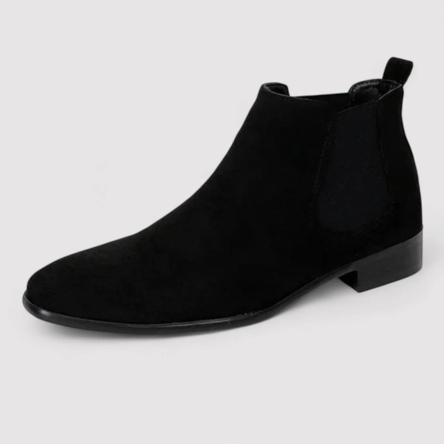 Comfortable Brown Suede Chelsea Ankle Boots