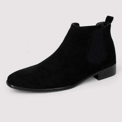 Comfortable Brown Suede Chelsea Ankle Boots