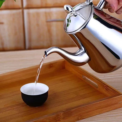Induction Kettle with Filter - EcoBoil-Gold-1L-Nora Luxe