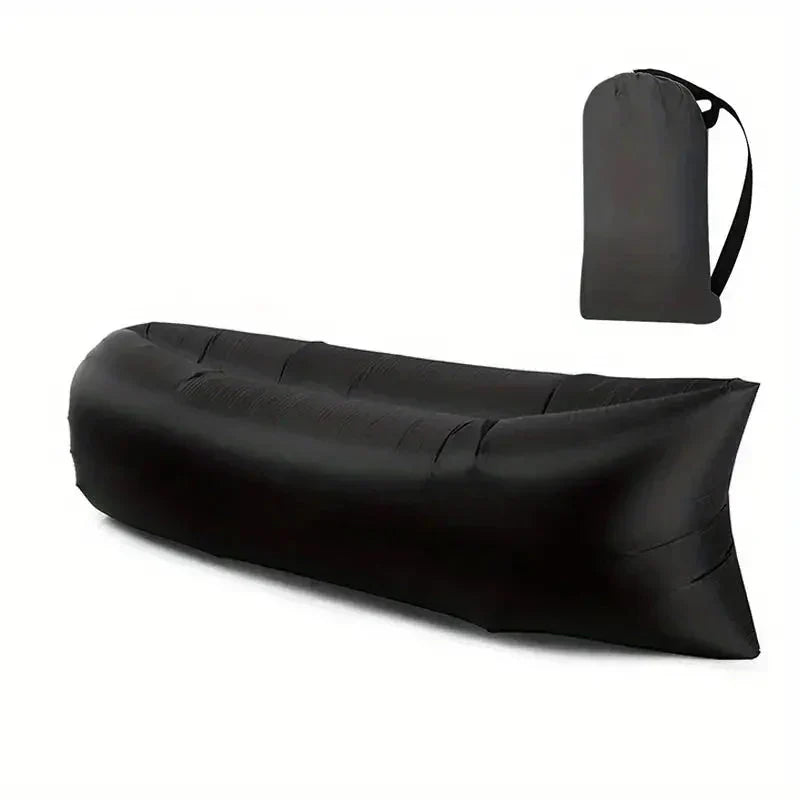 Inflatable Lounge Chair - BreezeLounger-Black-Nora Luxe