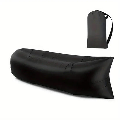 Inflatable Lounge Chair - BreezeLounger-Black-Nora Luxe