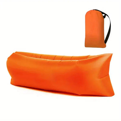 Inflatable Lounge Chair - BreezeLounger-Orange-Nora Luxe
