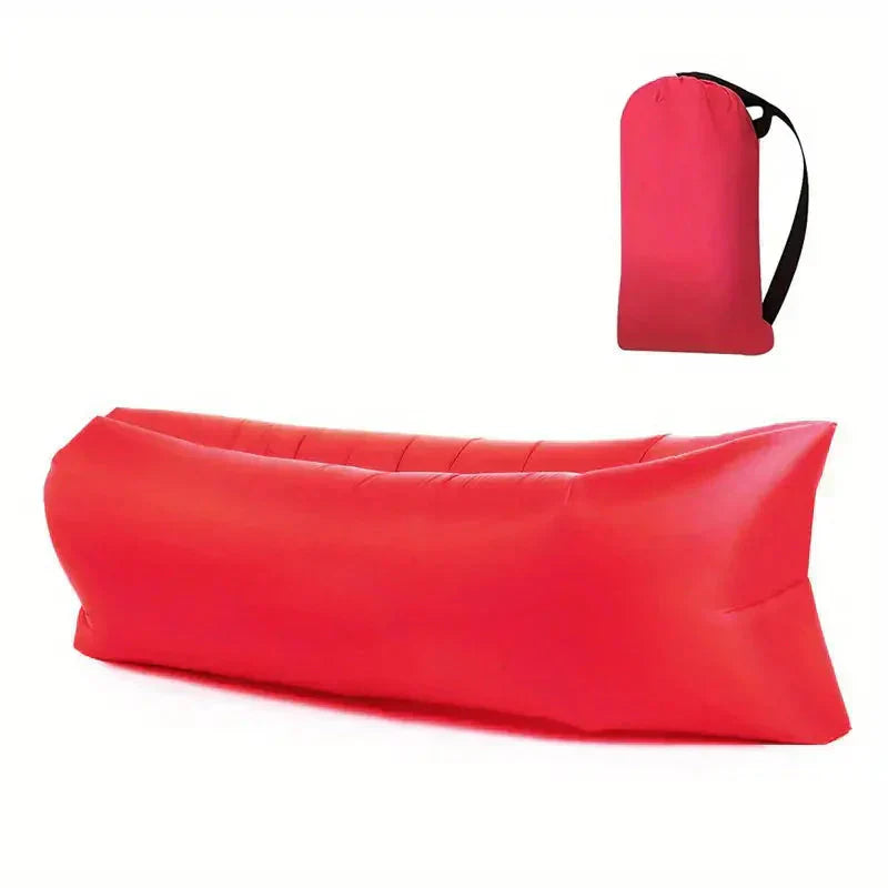 Inflatable Lounge Chair - BreezeLounger-Red-Nora Luxe
