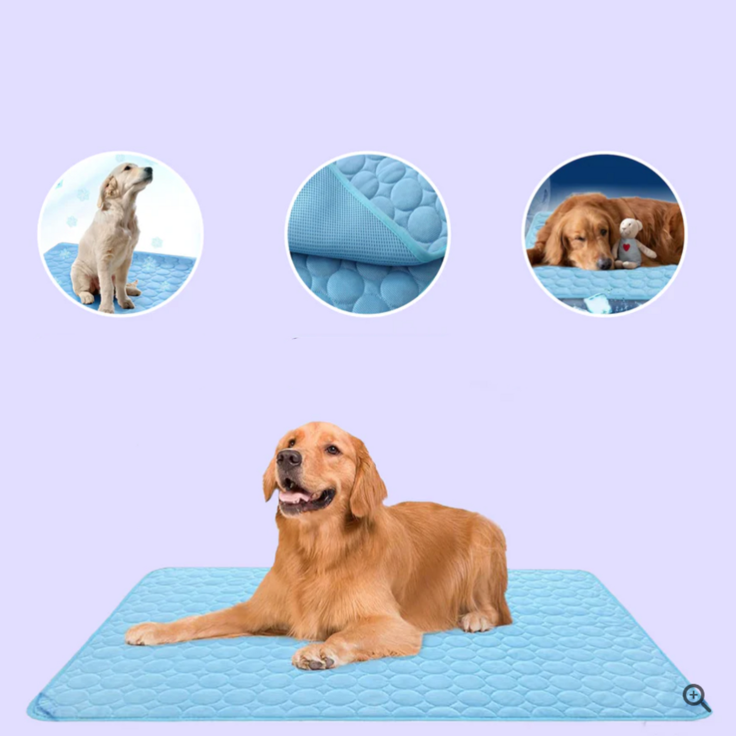Cooling Pet Mat for Dogs - Fast Heat Relief - Pexav