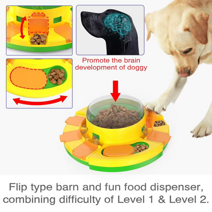 Interactive Dog Puzzle Feeder – Stimulate & Reward-Blue-Nora Luxe