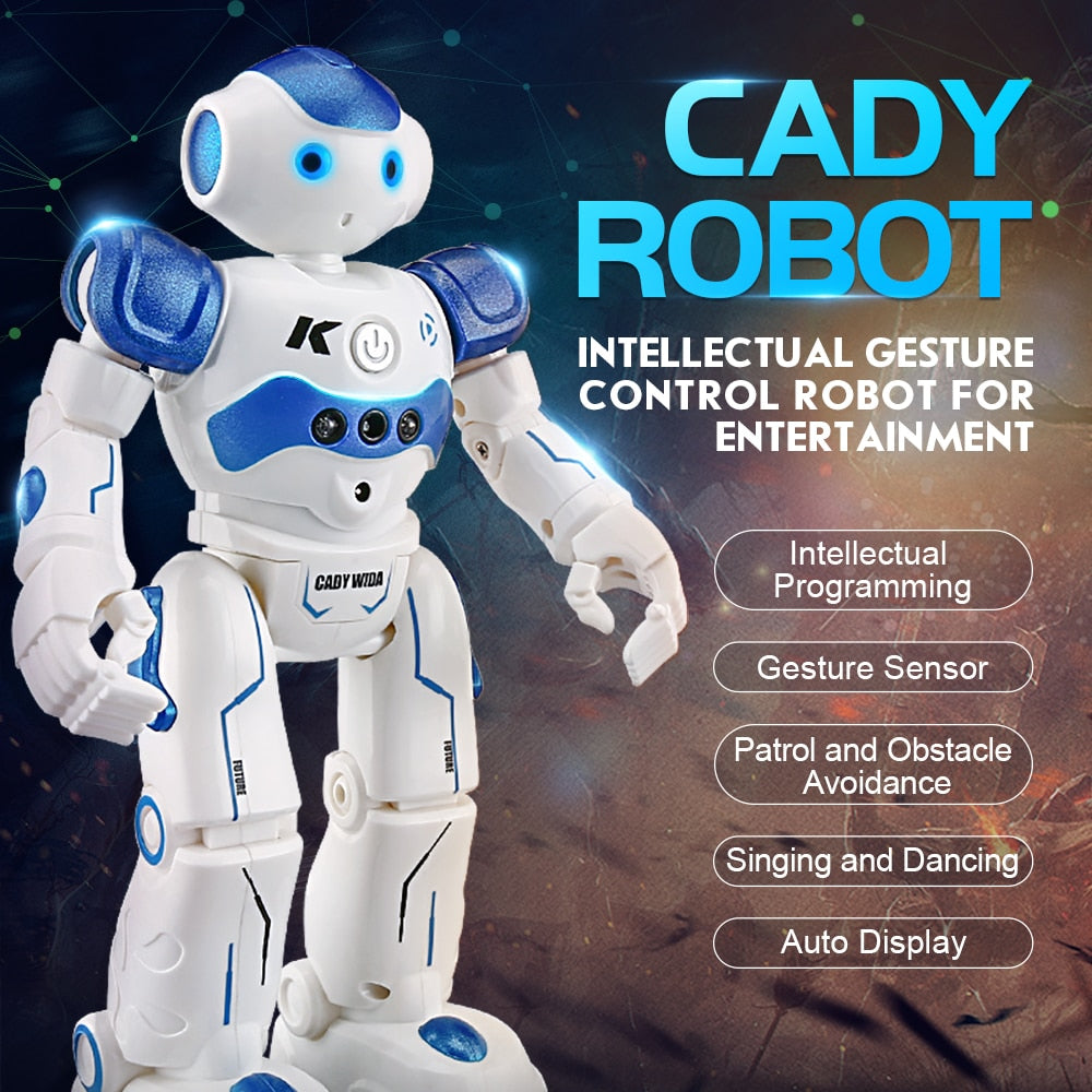 Interactive Educational Robot - NovaBot-Blue-The Livary