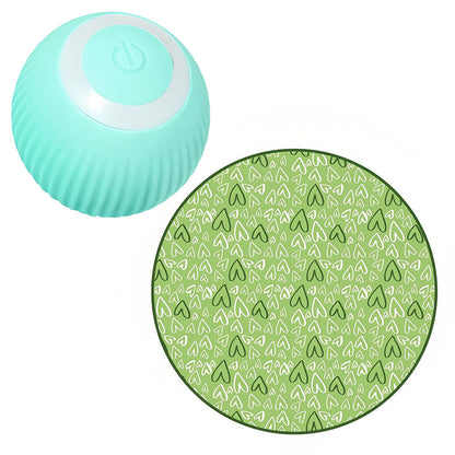 Interactive Moving Toy for Cats – WhiskRoll-Green-The Livary