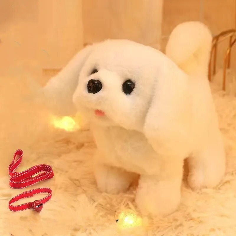 Interactive Robo-Dog for Children - BuddyDog-Bichon-Nora Luxe