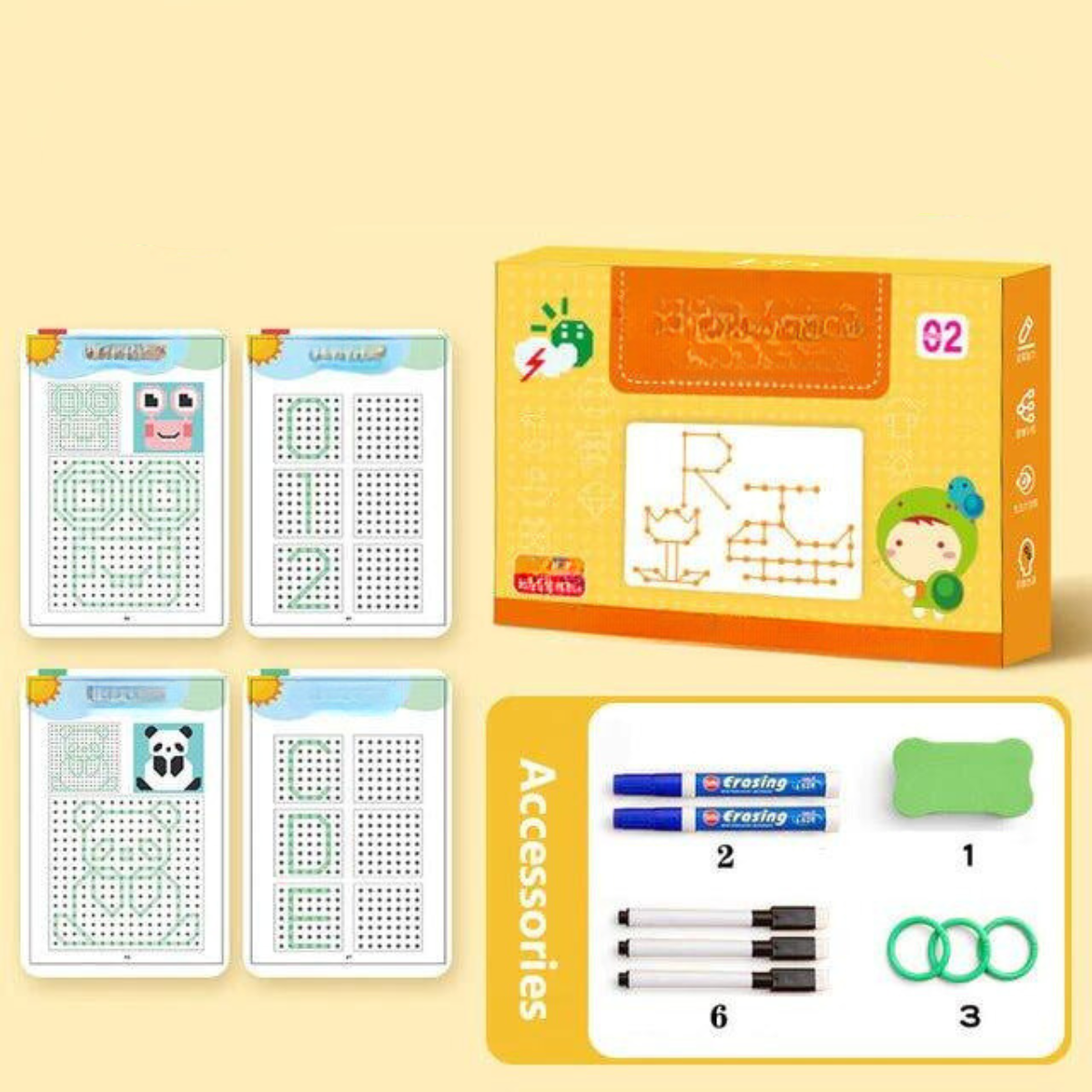 Interactive Writing Book – ScribbleBook-56 Pages-The Livary