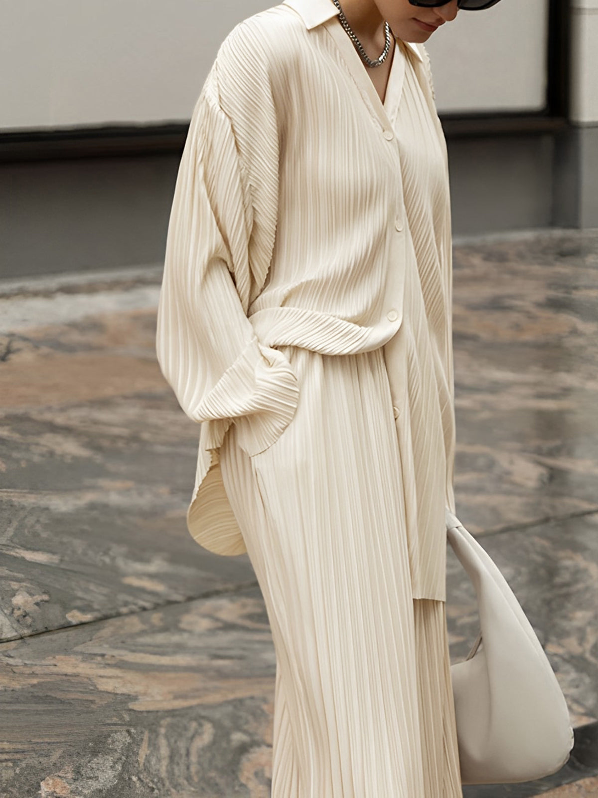 Image of Ivy | Women's Wide Leg Pants Set