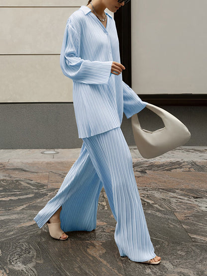Image of Ivy | Women's Wide Leg Pants Set