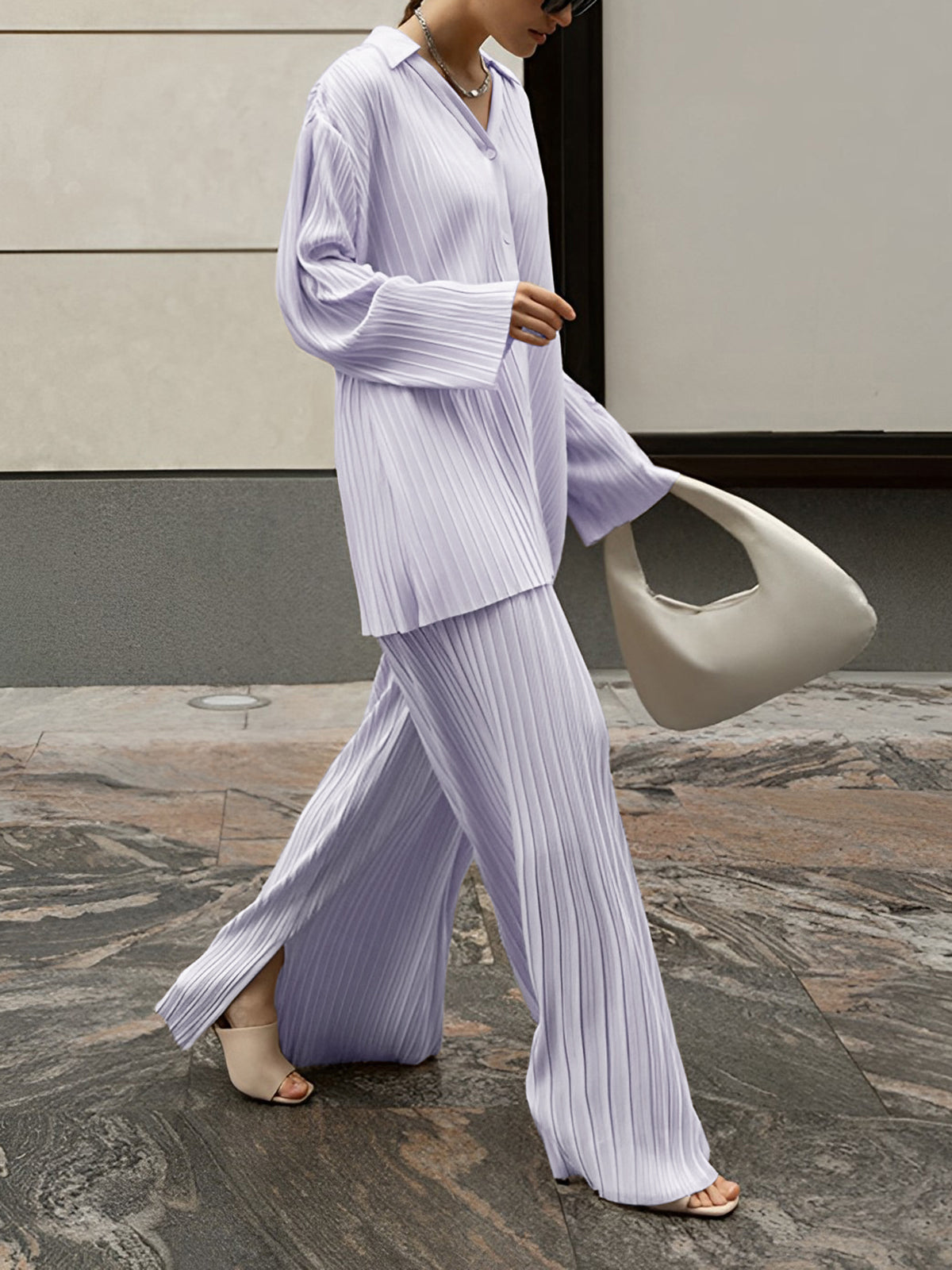 Image of Ivy | Women's Wide Leg Pants Set