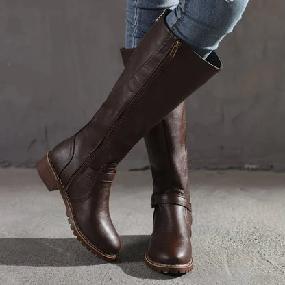 Ladies Classic Ankle Leather Boots