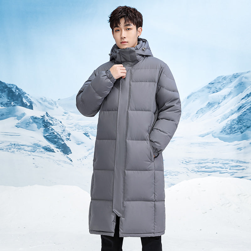 Warm Waterproof Men's Down Parka Coat