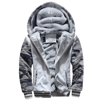 Thick Men's Winter Hoodie for Cold Weather Comfort