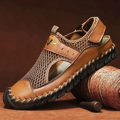 Breathable Lightweight Men's Mesh Sandals - Olytrend