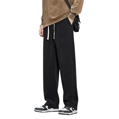 Relaxed Fit Men's Casual Trousers - Olytrend