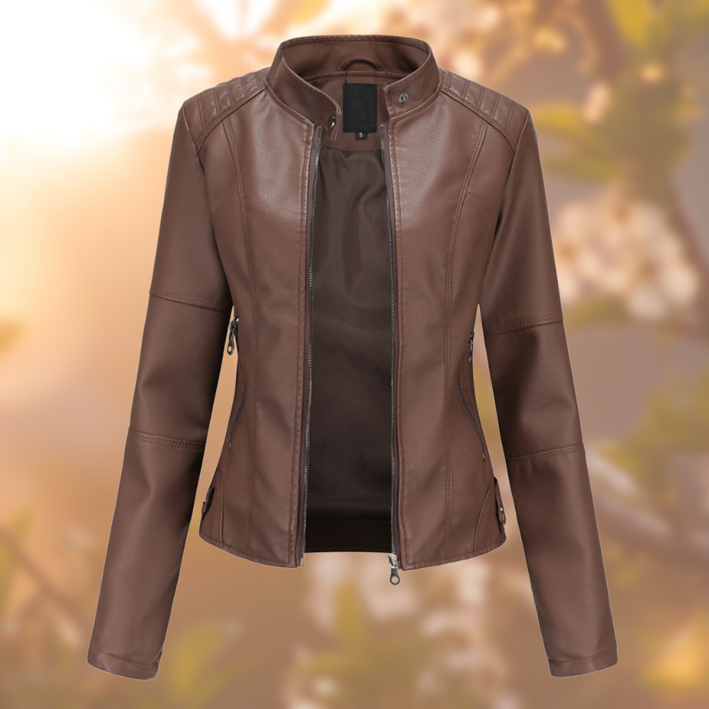 Image of Janice | Women's Fitted Zip-Up Jacket