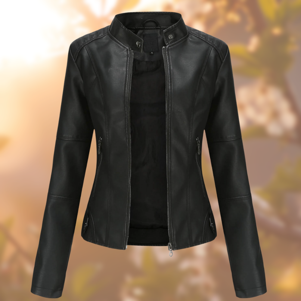 Slim Fit Ladies Zipper Jacket - Olytrend