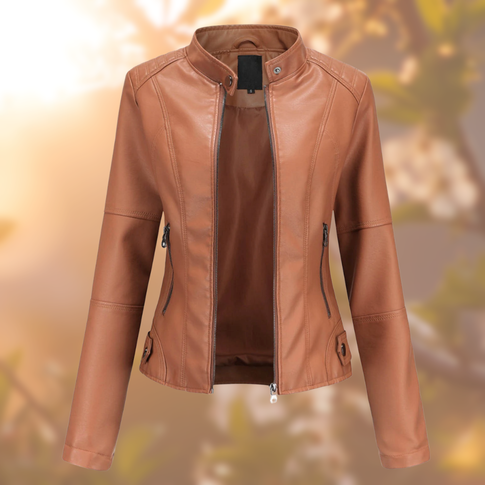 Image of Janice | Women's Fitted Zip-Up Jacket
