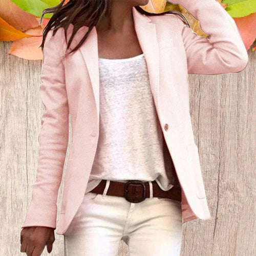 Classic Fit Women's One Button Jacket