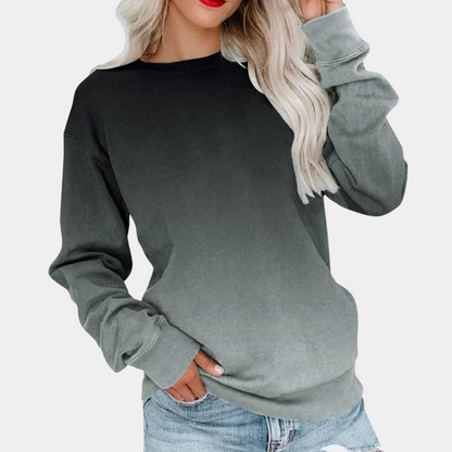 Fashionable Ombre Ladies Sweatshirt - Pexav