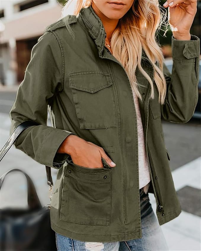 Tayra | Women's Waterproof Utility Zip Jacket - Nocini