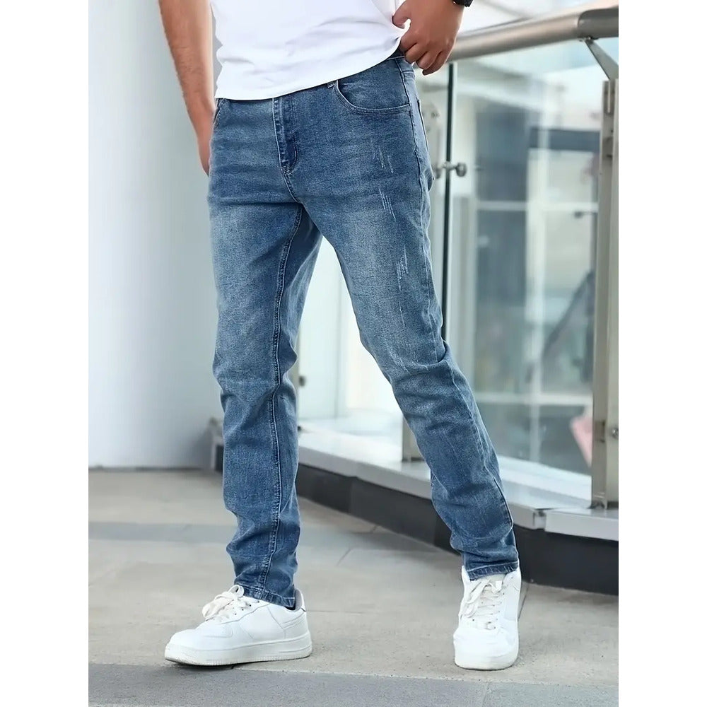 Relaxed Fit Mens Jeans with Pockets - Nocini