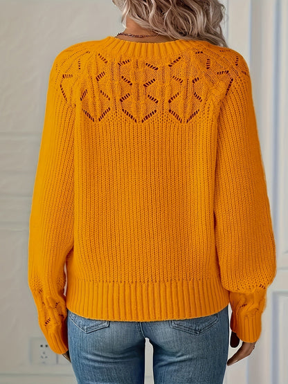 Image of Jayla | Women's Long Sleeve Knit Sweater