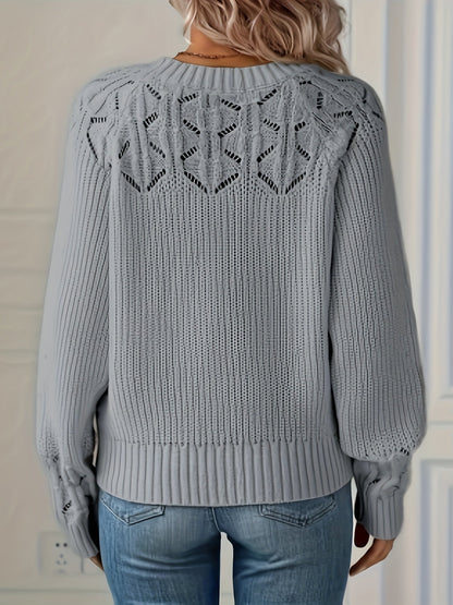 Image of Jayla | Women's Long Sleeve Knit Sweater