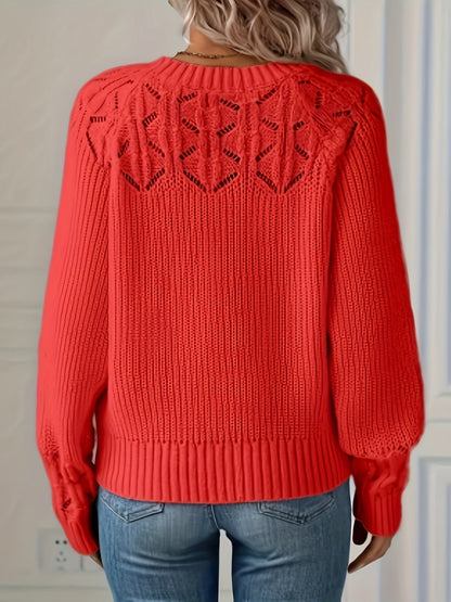 Image of Jayla | Women's Long Sleeve Knit Sweater