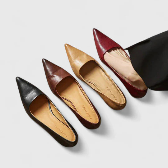 Image of Jayla | Women's Pointed Toe Kitten Heel Dress Shoes