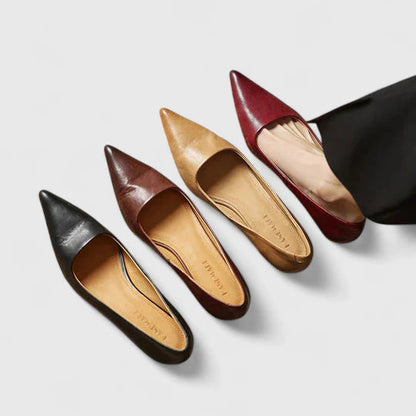 Image of Jayla | Women's Pointed Toe Kitten Heel Dress Shoes