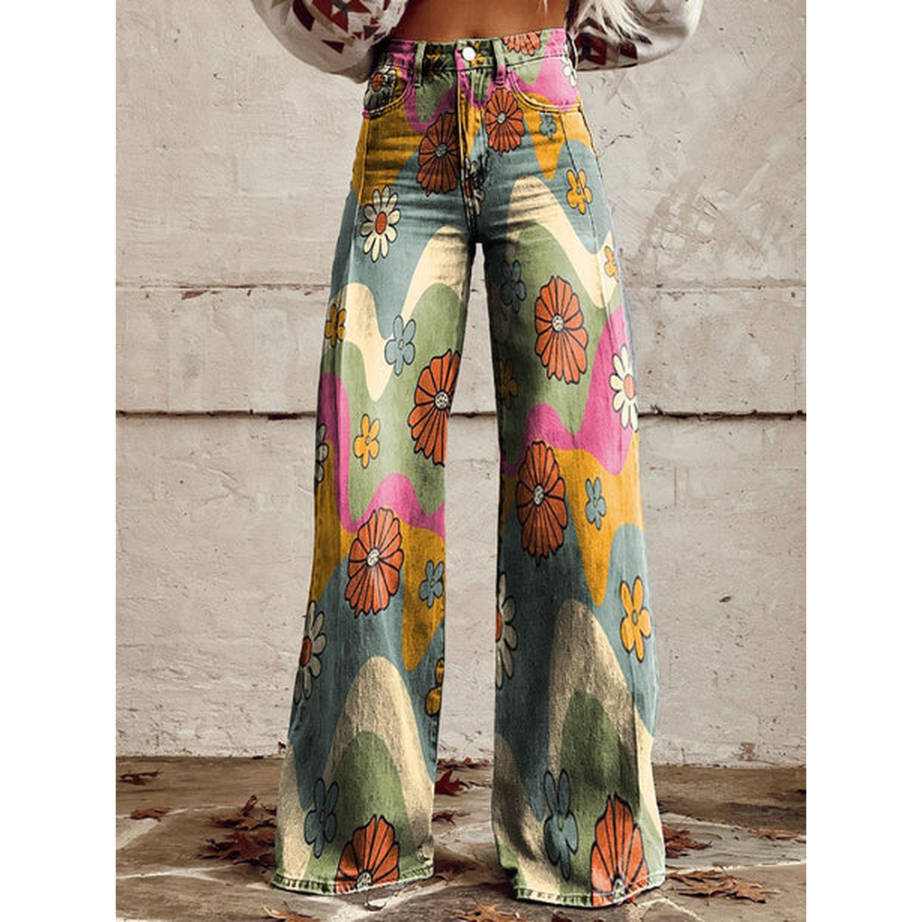 Ladies Elegant Trousers - Floral & Classic Designs