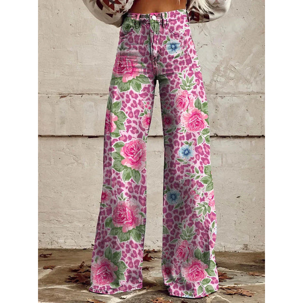 Ladies Elegant Trousers - Floral & Classic Designs