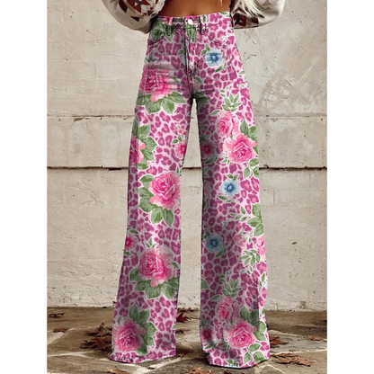 Ladies Elegant Trousers - Floral & Classic Designs