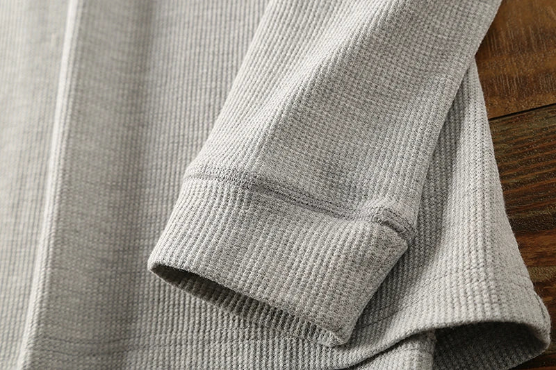 Image of Jeff | Men's Long Sleeve Henley T-Shirt