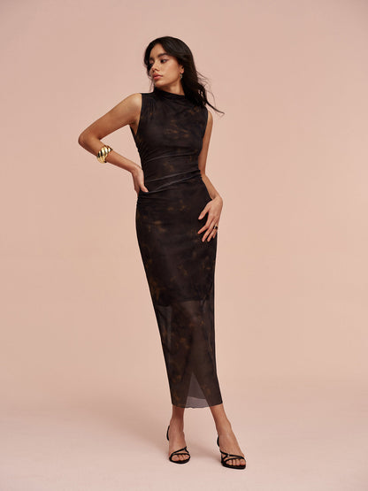 Breathable Mesh Tank Summer Dress - Pexav