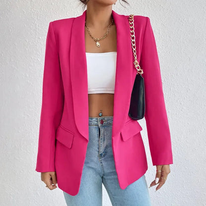 Image of Jillian | Women's Open Front Long Sleeve Blazer